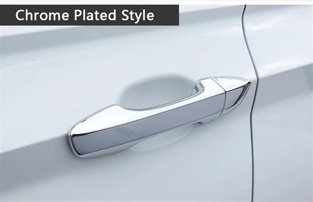 Car Exterior Door Handle Cover Protective Sticker Chrome Carbon Fiber Fit for Subaru Impreza