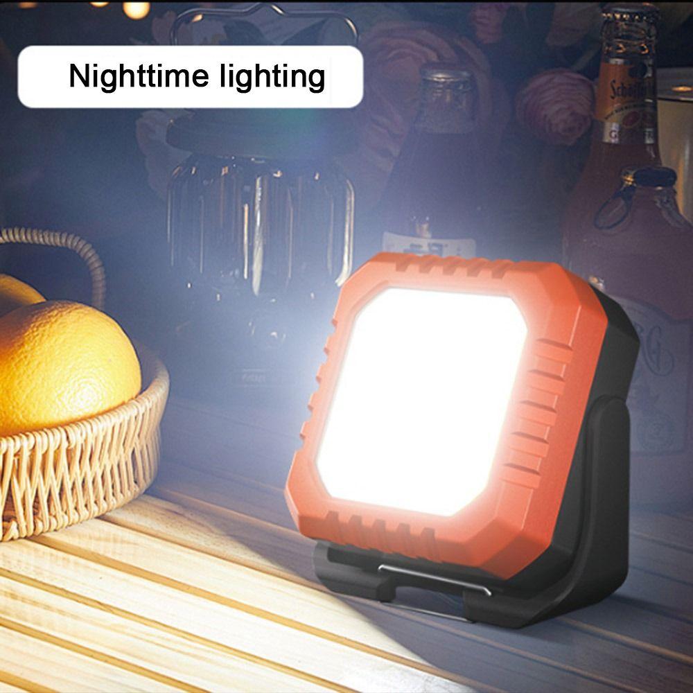 Strong Magnetic Adsorption Camping Lamp Adjustable Bracket Floodlight Outdoor Work Light  Emergency