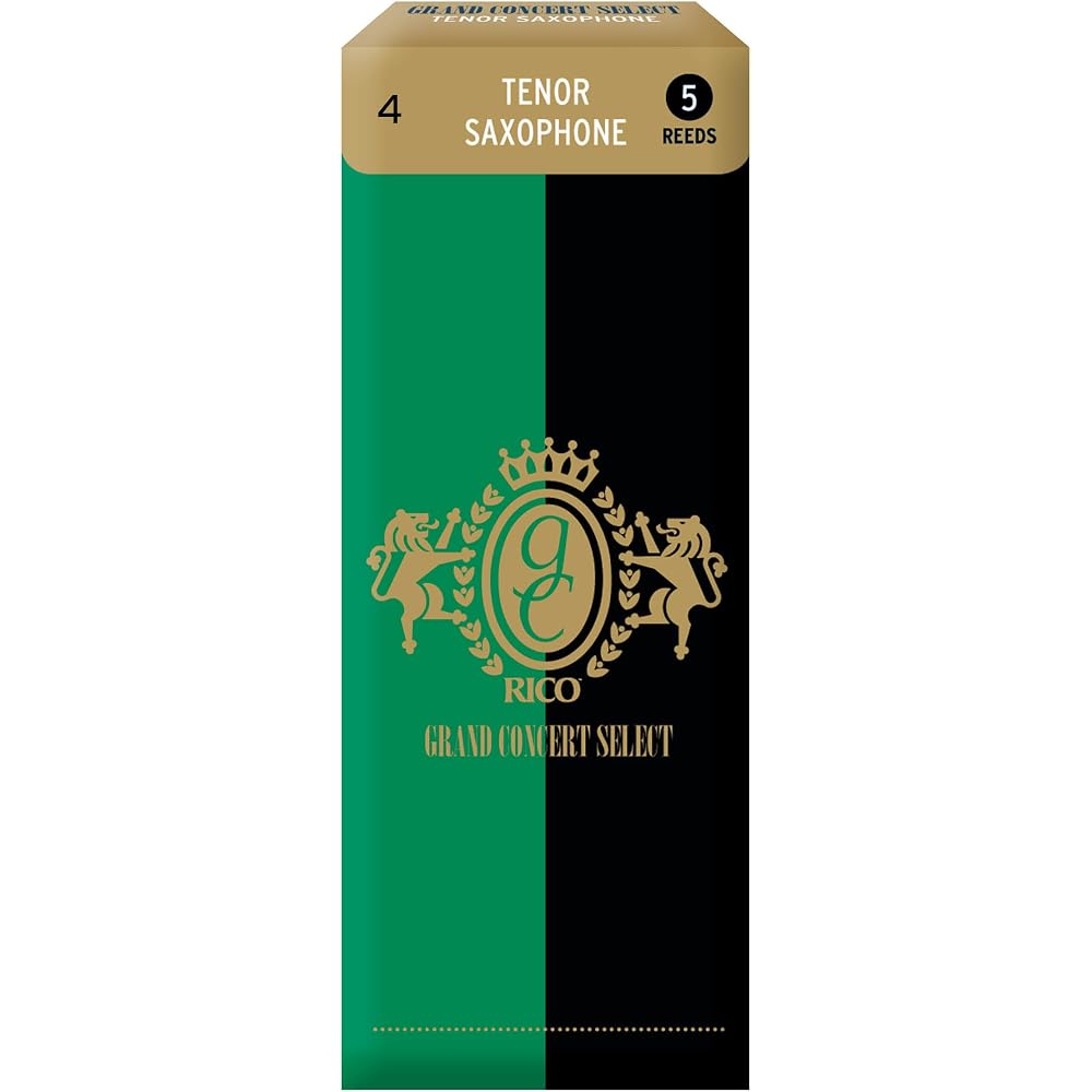 D Addario WoodWinds Grand Concert Select Tenor Saxophone Reeds Strength 4.0 Pack of 5