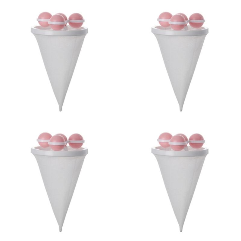 4Pieces Hair Remover for Laundry Lint and Hair Catcher Filter Mesh for Home Washing Machine Laundry Accessory