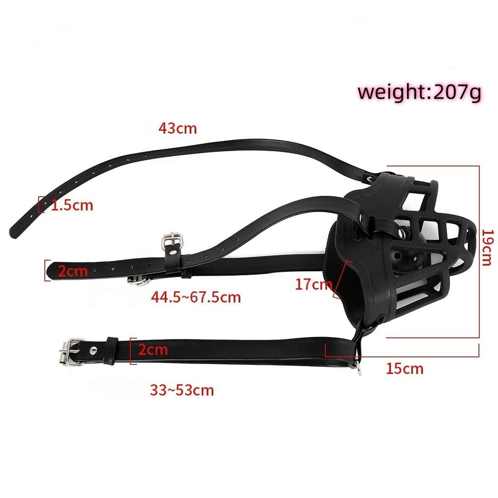 VaHppy Sexuální hračky pro páry Roubík Obličejové masky Pes / Prase Slave Cosplay Pokrývka hlavy SM BDSM Bondage Sexuální hry Alternativní vzrušující produkty pro dospělé