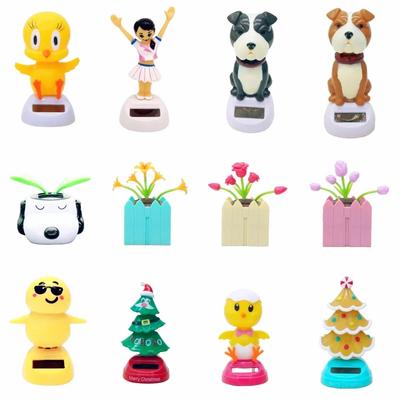 Hot Solar New Energy Car Interior Ornaments Intelligent Sensor Swing Animal Model Auto Dashboard Decorate Styling Accessories