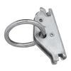 Pa-man E-Clip with Round Ring, Short Type, Lashing Rail, Hardware, Hook, E-Track, Cargo Tie Down, Belt