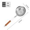 Stainless Steel Strainer Spoon with Wooden Handle