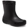 Crocs Flat Heel Short Boots Unisex Black