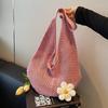 Woven Bag Women's Large-capacity New Summer Niche Shoulder Bag Hollow High-end Seaside Beach Bag