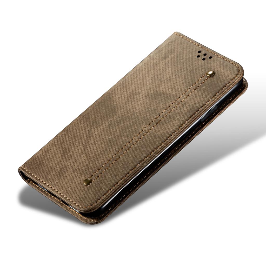 For Realme GT Neo6 SE 5G/GT Neo6 5G/GT 6T 5G/GT 6 5G Case Jeans Cloth Texture Wallet Flip Leather Phone Cover