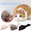 1/2/6 Pezzi Giocattoli per Gatti Topi Topo Finto Giocattolo per Gatti Topi Coda Lunga Morbido Vera Pelliccia di Coniglio Bastoncino per Stuzzicare Gatti Giocattolo di Peluche per Gatti Cani Animali Domestici