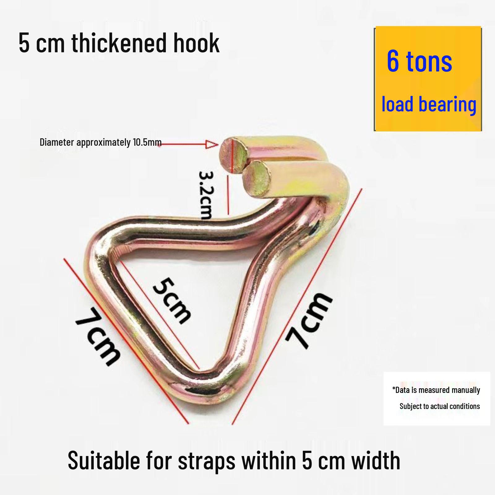 Universal Self-Locking Rope Tensioner with Widened Strap and Press Buckle for Trucks
