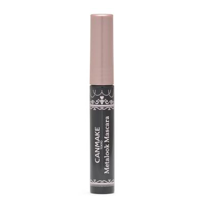 Canmake Metal Look Mascara 01 Black 4.0g Mascara Metal Comb Bundled Eyelashes Curl Up Curl Keep