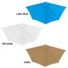 Half Umbrella Canopy Polyester Outdoor Half Umbrella Replacement Canopy Cover for Patio Garden Khaki