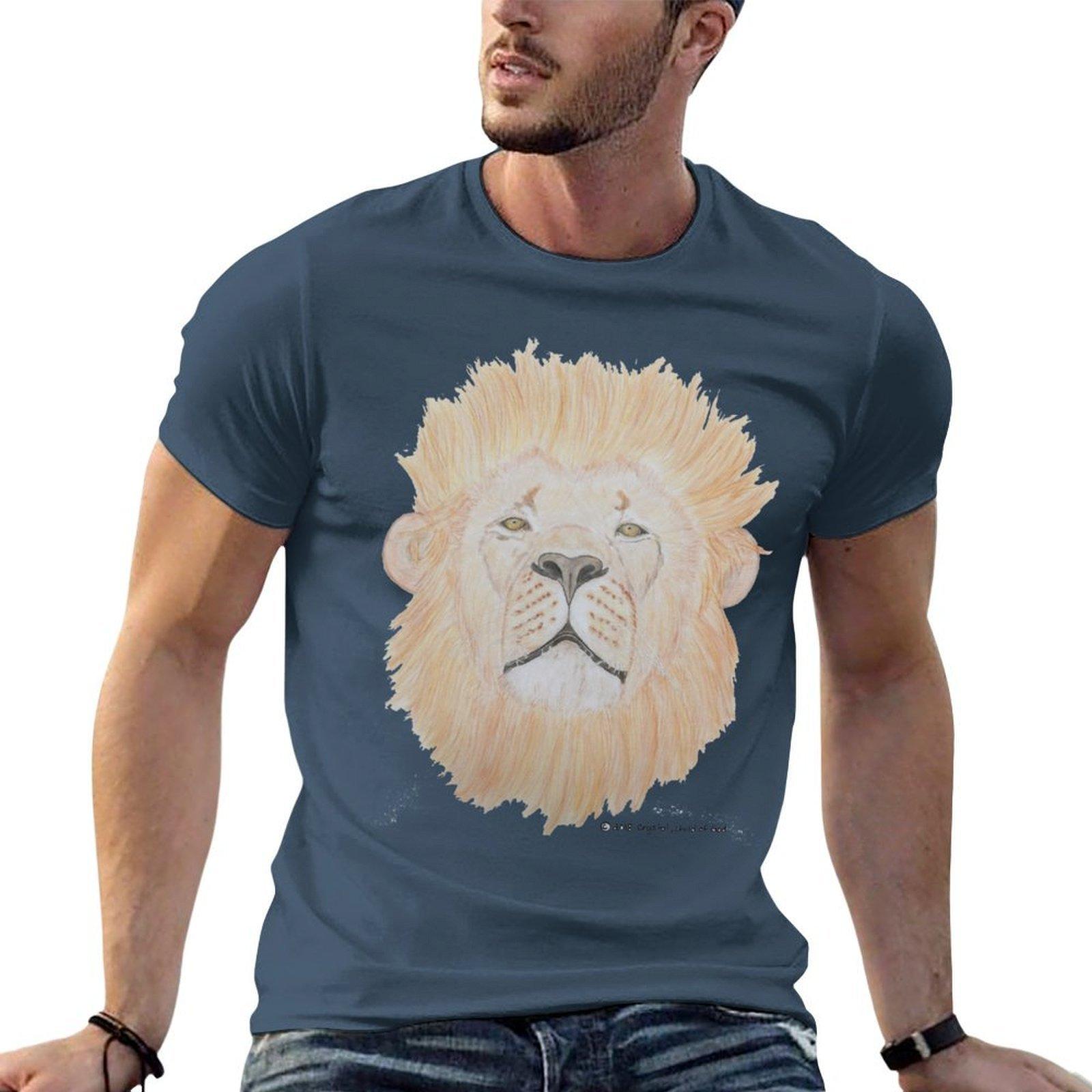 Lion Of Judah Strong Bold Confident Fierce Lion In Watercolor Tshirt T Shirts With Prints Unisex T Shirts For Unisex Casual Tshirt S