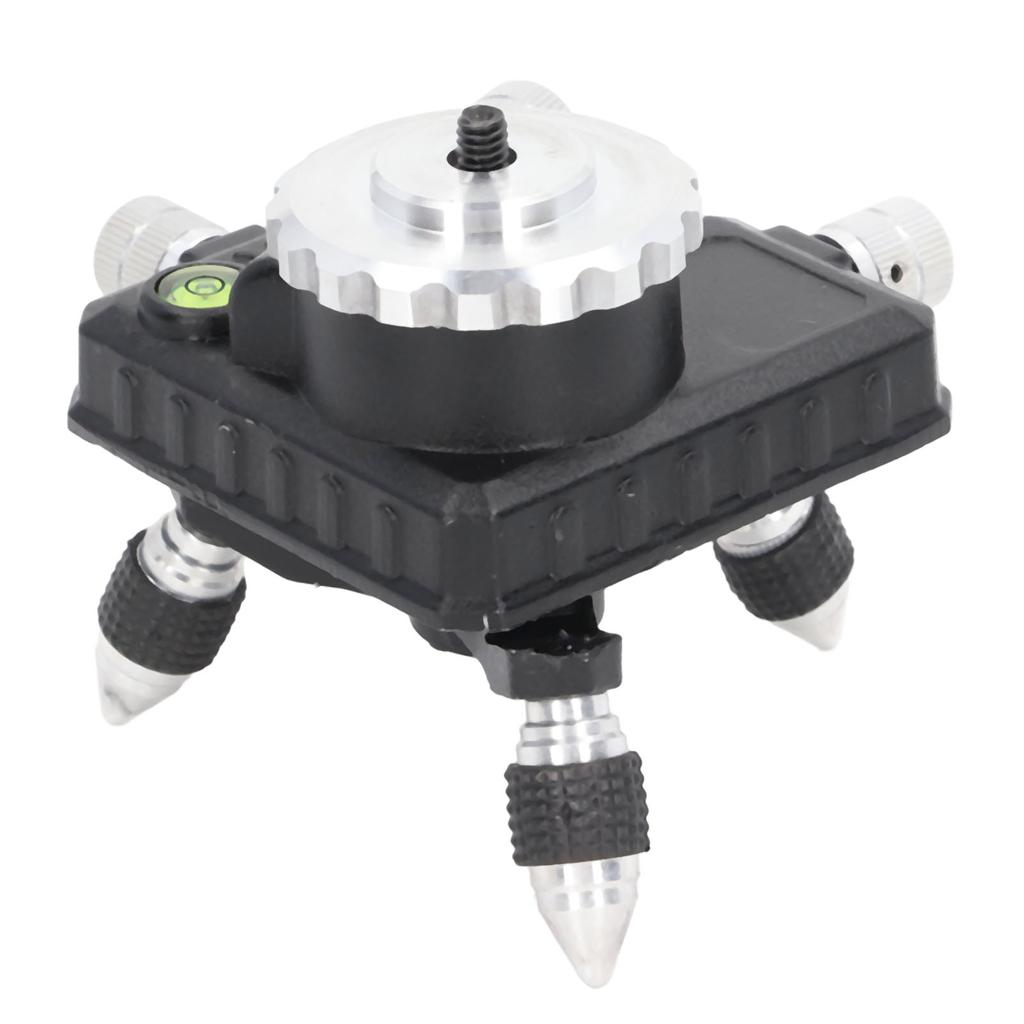 Level Adjustment Base 360 Degrees  Rotatable Fine Tuning Adapter for Laser Leveling Tripod Connector