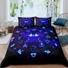 Gemini Comforter Cover Set Twin Size Constellation Duvet Cover Set, Outer Space Universe Planet Print Bedding Set For Kids Teens