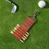 Personalized Golf Tee Holder Bag With 5 Tees,Custom Leather Golf Tee Pouch With Name And Initial,Golf Accesories,Gift For Golf Lover.