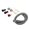 12pcs Rain Butt Diverter Kit with Adjustable Valve 1.25 Inch Hose Water Butt Connector Pipe Link Kit