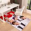 Heartbeat Bts Carpet For Playroom Bedroom Living Room Sofa Home Decorkids Game Area Rug Nonslip Floor Mat