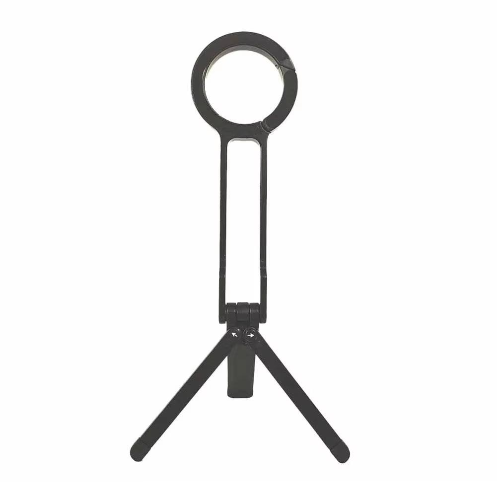 

Foldable Phone Tripod Carabiner-Mounted For iPhone 17 16 15 Portable Dual-sided Magnetic Tripod Desk Mount Phone Handle Holder