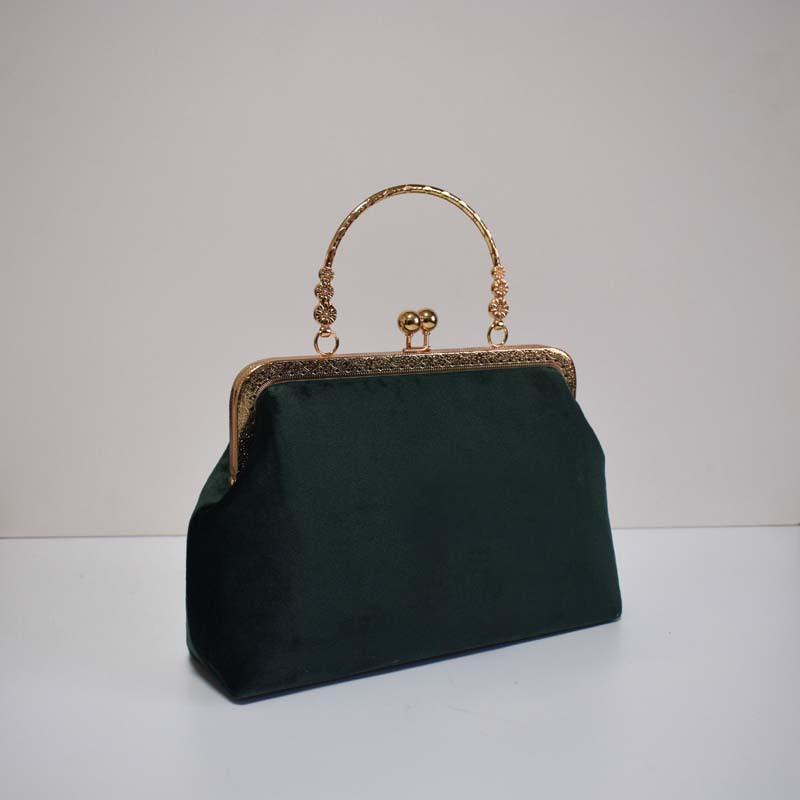 Handgefertigte Stoff Chinesische Goldtasche tragbare Messenger-Kette Schneiden Salon Teambuilding-Klasse Lehrmaterialtasche
