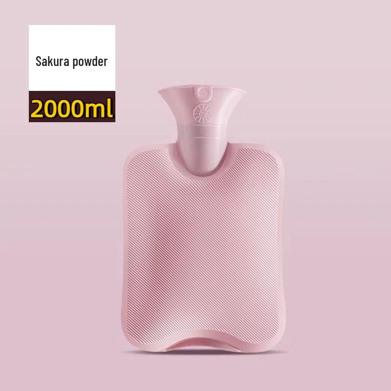 Large Portable Explosion-Proof Hot Water Bottle with Thickened Hand Warmer and Imitation Rabbit Fur