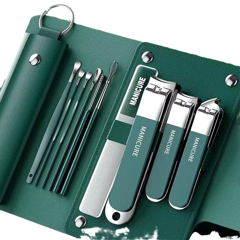 Deluxe Nail Clipper Set: Complete Manicure Tools with Custom Logo for Hands & Feet