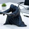 Grim Reaper Pen Holder Gothic Black Cloak Skeleton Pencil Holder 3D Printed Cool Pen Stand for Students Adults Office Desk Accessory