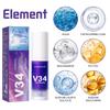 WEST MONTH V34 Teeth Whitening & Gum Refreshing Press-Type Toothpaste, Gentle Brightening, Long-lasting Fragrance.