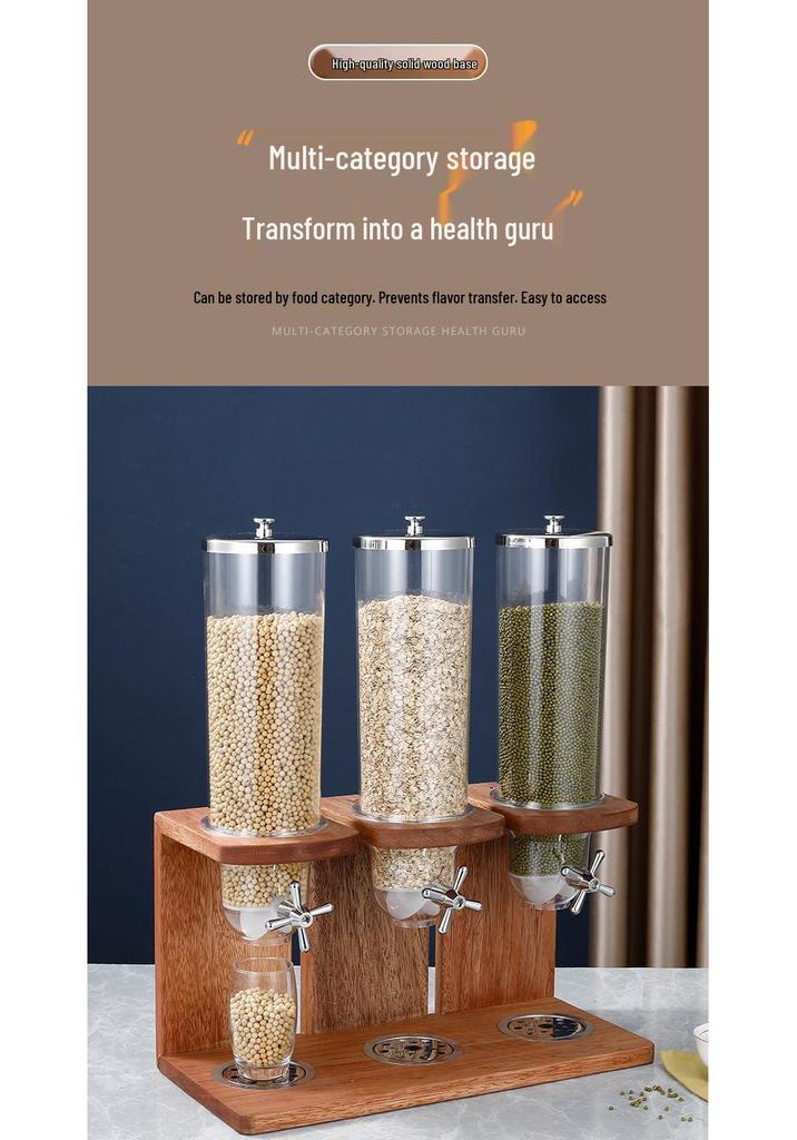 Ontbijtgranen & Gedroogd Fruit Dispenser - Bewaarpot met 5 Compartimenten voor Buffet & Restaurant