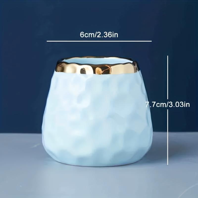 1pc Simple Ceramic Storage Jar, Ceramic Embossed Tableware Storage Jar, Simple Light Luxury Kitchenware Storage Jar, Home Kitchen Storage