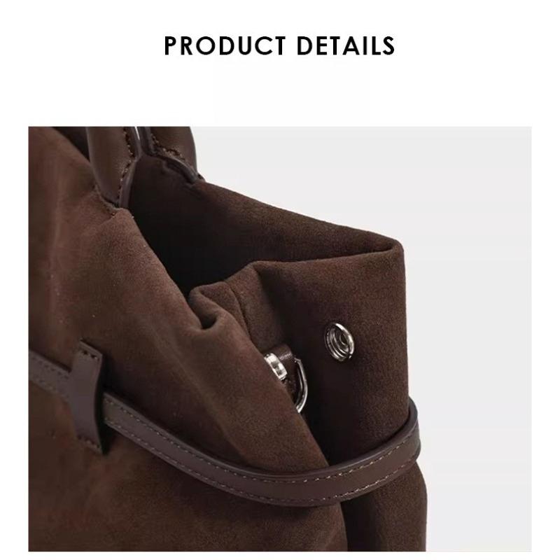 Autumn and Winter Lazy Style Tote Bag 2026 Retro Versatile Handheld Crossbody Bag Fashi Versatile Matte Suede Shoulder Bag