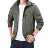 Men's Loose Casual Outdoor Large-sized Hooded Windbreaker Long-sleeved Jacket