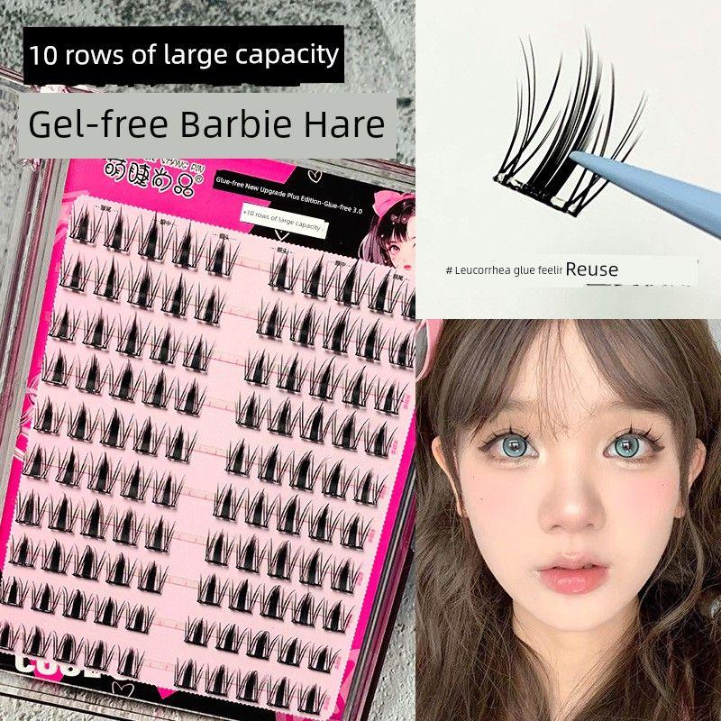 No Glue Thick Bean Bag Trilogy Fake Eyelashes