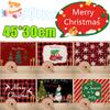 New Christmas Home Decoration Placemat Xmas Snowman EIK Christmas Tree Table Mat Navidad New Year Kitchen Dining Meal Mat Gifts