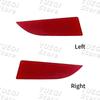 Car Rear Bumper Reflector Brake Light Red Lens Reflective Strip Signal Lamp For BMW X3 E83 2007-2010 OE:63147162217 63147162218