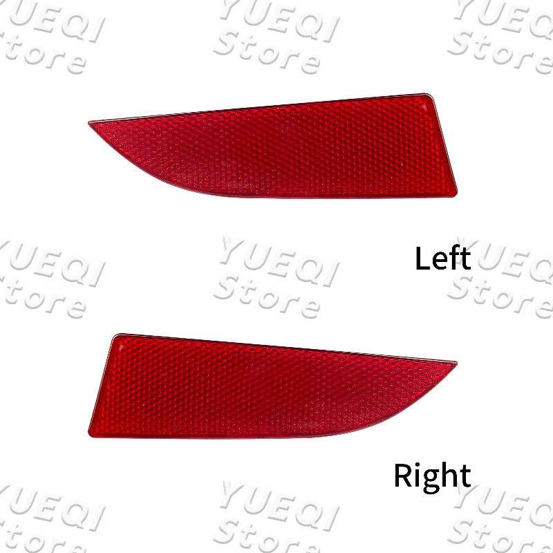 Car Rear Bumper Reflector Brake Light Red Lens Reflective Strip Signal Lamp For BMW X3 E83 2007-2010 OE:63147162217 63147162218