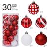Assorted Color Christmas Ornaments 2026 New Year Special-shaped Painted Christmas Ball Set Christmas Tree Pendant