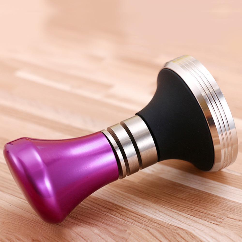 Calibrated Flat Design Coffee Tamper Stainless Steel Base Coffee Powder Hammer For Coffee Machine