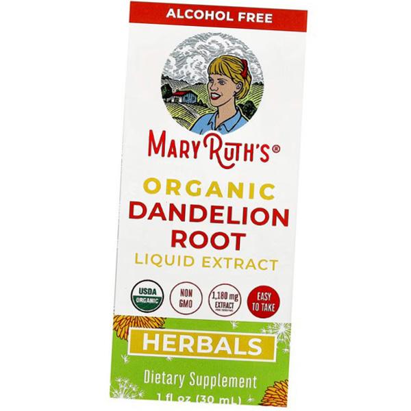 

Органический жидкий экстракт корня одуванчика, Organic Dandelion Root Liquid Extract, MaryRuth s 30мл (71685004) 30ml