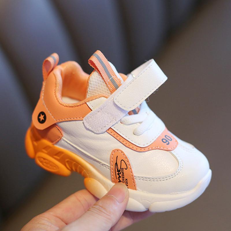 Děti odolné proti opotřebení Neformální sportovní obuv Dětská Protiskluzová Batolecí Boty Dívčí Chlapci Dětské Tenisky na běhání s měkkým dnem