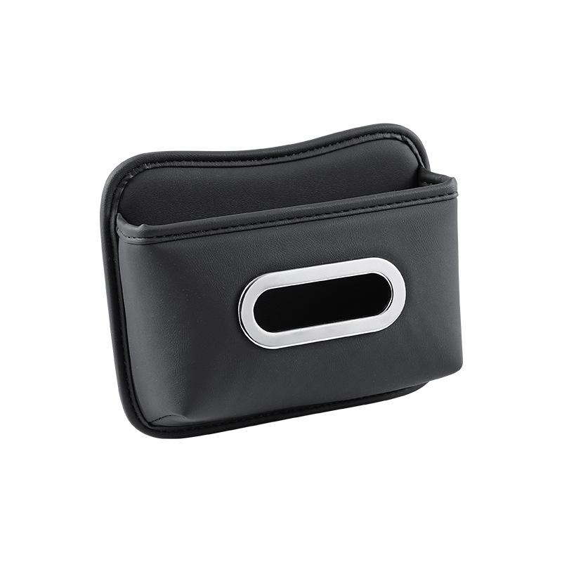 Car Tissue Holder Leather Paper Towel Dispenser Napkin Storage Box For Seat Back Door Driver Side Pocket Interior Accessories