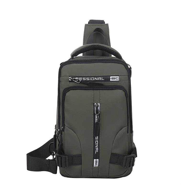 Vielseitige wasserdichte Crossbody-Brusttasche für Herren - Trendig, Lässig, Kleiner Rucksack aus Weltraumstoff