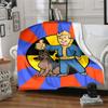 Vault-Tec Flannel Blanket Soft All-Season Throw, Design for Camping, Car Travel, Hiking Sofa, Bed, Office Perfect Gift for Parties
