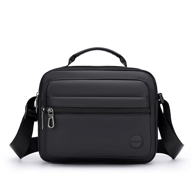 Men's Crossbody Bag Business Waterproof Lightweight Multi-Layer Shoulder Bag