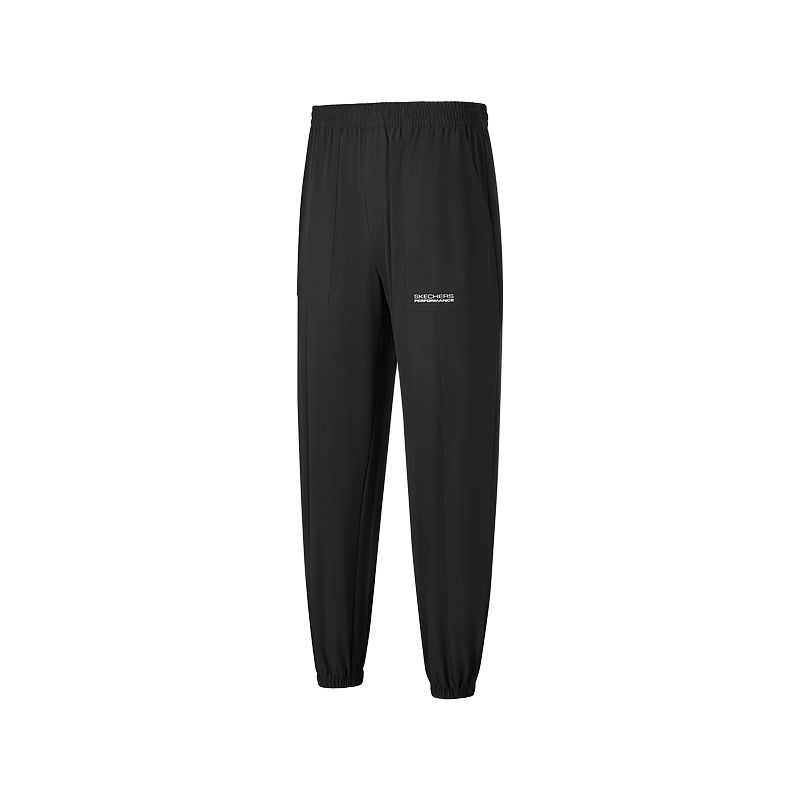 Skechers Godri Ss25 Comfortable Soft Loose Cuffed Quick-Dry Breathable Knitted Sports Pants Women bottoms Carbon-Black P225W120-0018 S