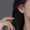 925 Sterling Silver Flower Earrings - Elegant Light Luxury Women's Studs, 2024 Summer Niche Design