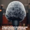 Professional Flocking Foam Mics Windscreen Perfect Fit For GO II Mics Wind Muff Enhances Sound Quality Suitable For Studio