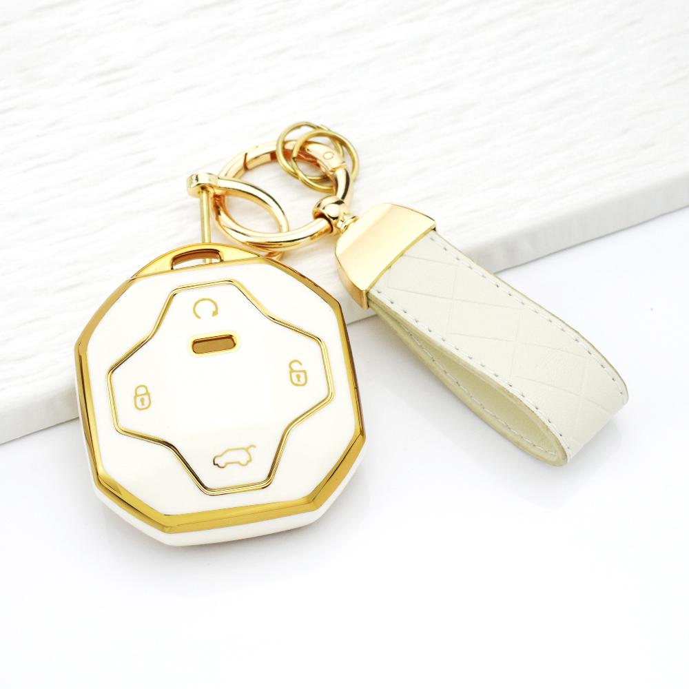 Tpu Car Key Fob Cover Case For Chery Jetour T2 Traveler - Anti-Scratch Remote Key Chain Keyring Key Chains Accessories