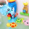 Elephant Design Baby Bath Rinse Cup, Newborn Bath Toy & Shower Head, Fun Water Play Supplies for Baby Bathing