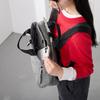 Rootote Rugzakstijl Waterafstotende Lichtgewicht Tote Bag voor Dames, SN. Theo. Licht Waterafstotend-G 3630 (01 Zwart)