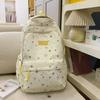 Schoolbag Fashion Burden Reduction School Bag Girls Elementary School Students New Large Capacity Junior High School Students High School Students